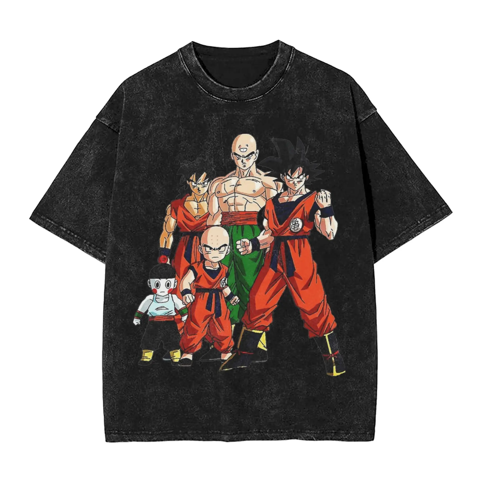 Z Vintage Fashion - ドラゴンボール Z 悟空、クリリン、天心漢、ヤムチャ & チャオツー アース