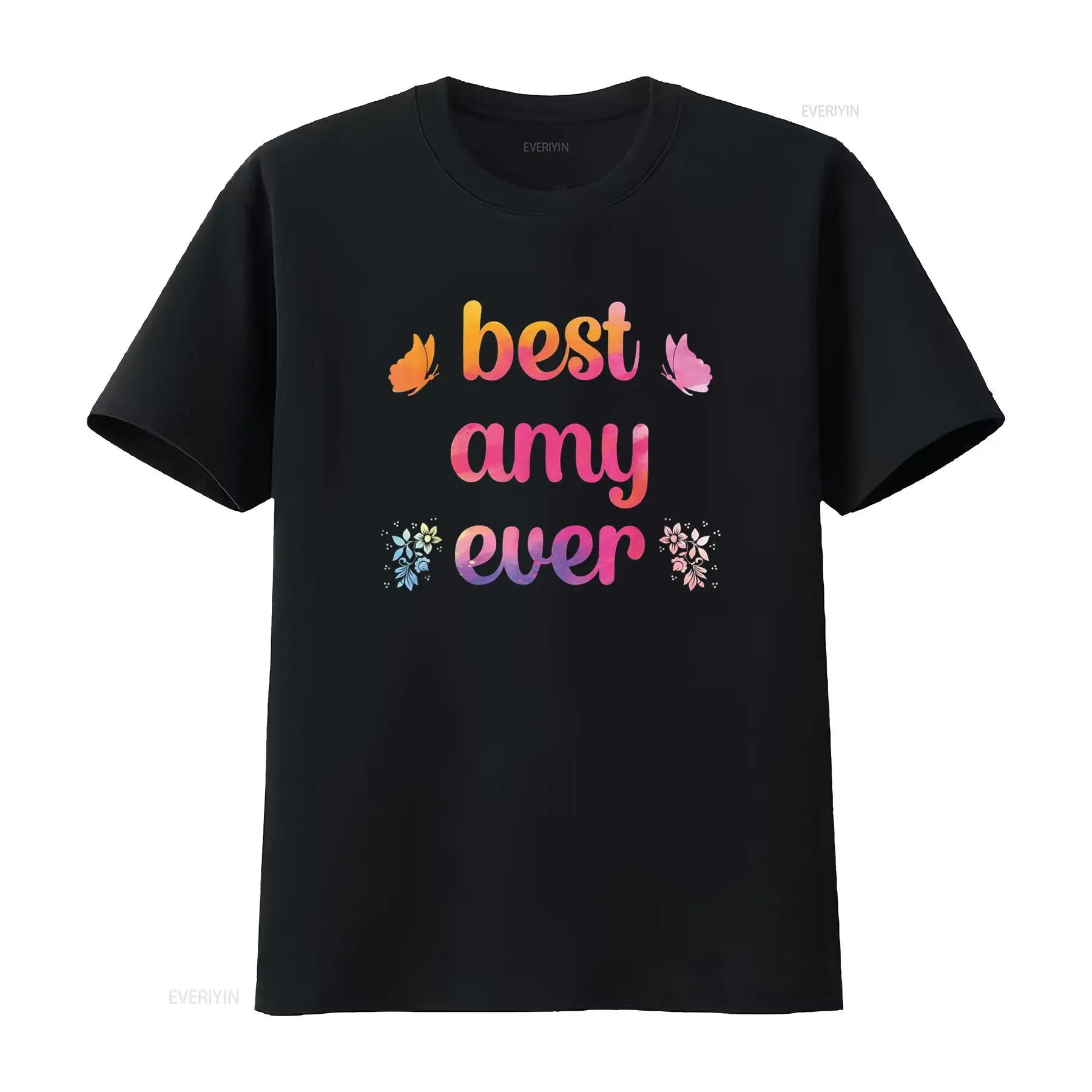 Vintage Fashion Names - ベストエイミーエバーネーム Tシャツ ヴィンテージ ウォッシュド カジュアル 通気性トップ