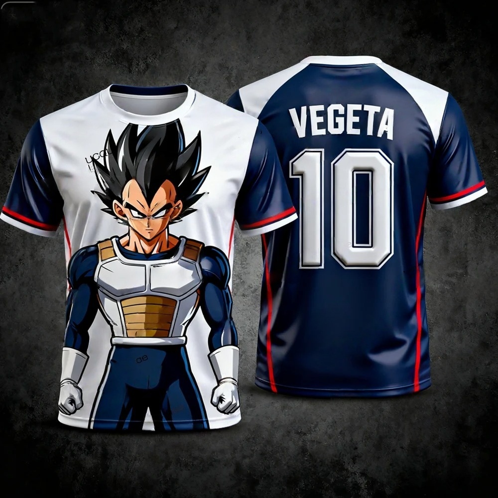 Z Vintage Fashion - ドラゴンボールZ 超サイヤ人 マスター・ロシ アニメTシャツ ヴィンテージスタイル メンズ