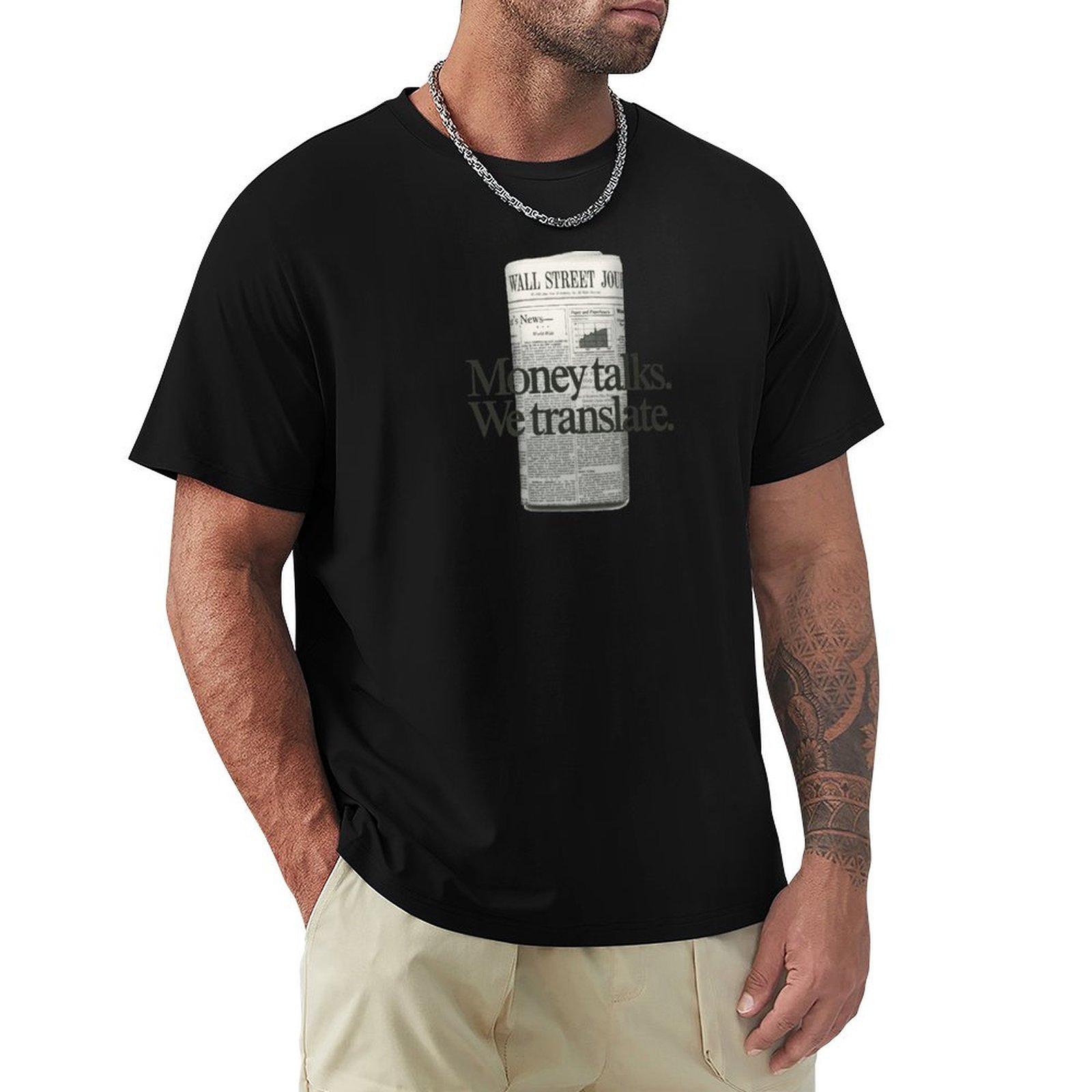 Vintage Fashion Journal - ウォール・ストリート・ジャーナル ヴィンテージTシャツ ファッションカジュアル半袖Tシャツ
