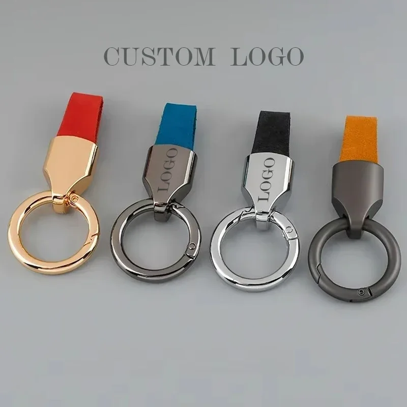 Vintage Fashion Names - レトロヴィンテージパーソナライズされたキーリングカスタムロゴ名車のキーチェーンレーザー彫刻ヌバックレザーキーホルダー男性と女性のギフト用