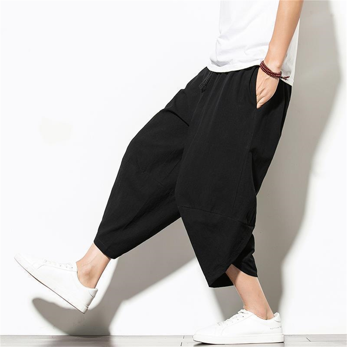 Retro Track Pant - 4XL バギーハーレムパンツ メンズ 2026 夏 プリント