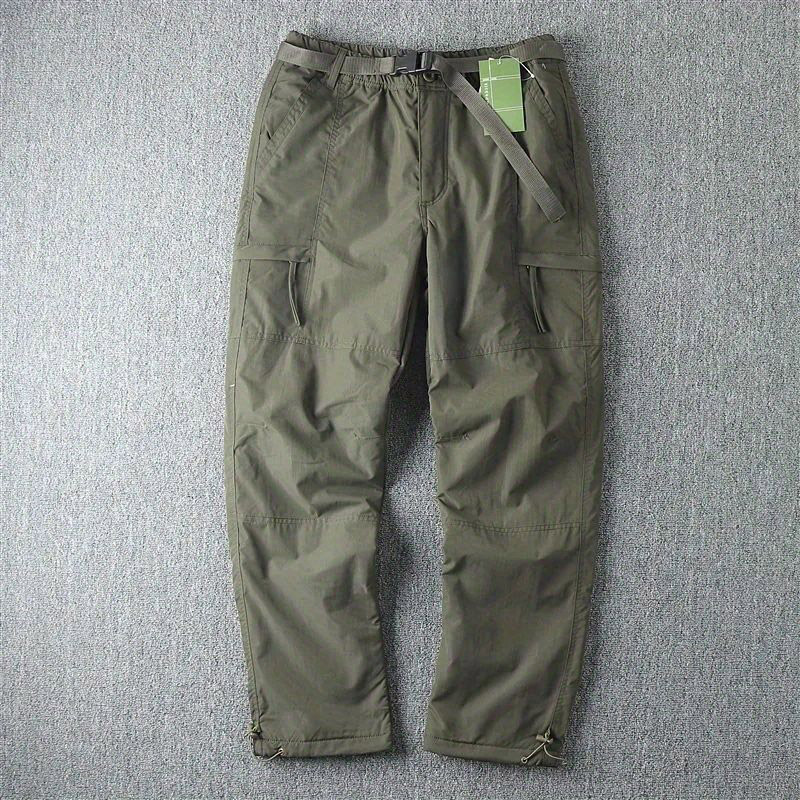 Retro Track Pant - 韓国のメンズパンツ,原宿スタイル,スリムフィット,スポーツ,ジッパー,単色,カジュアル