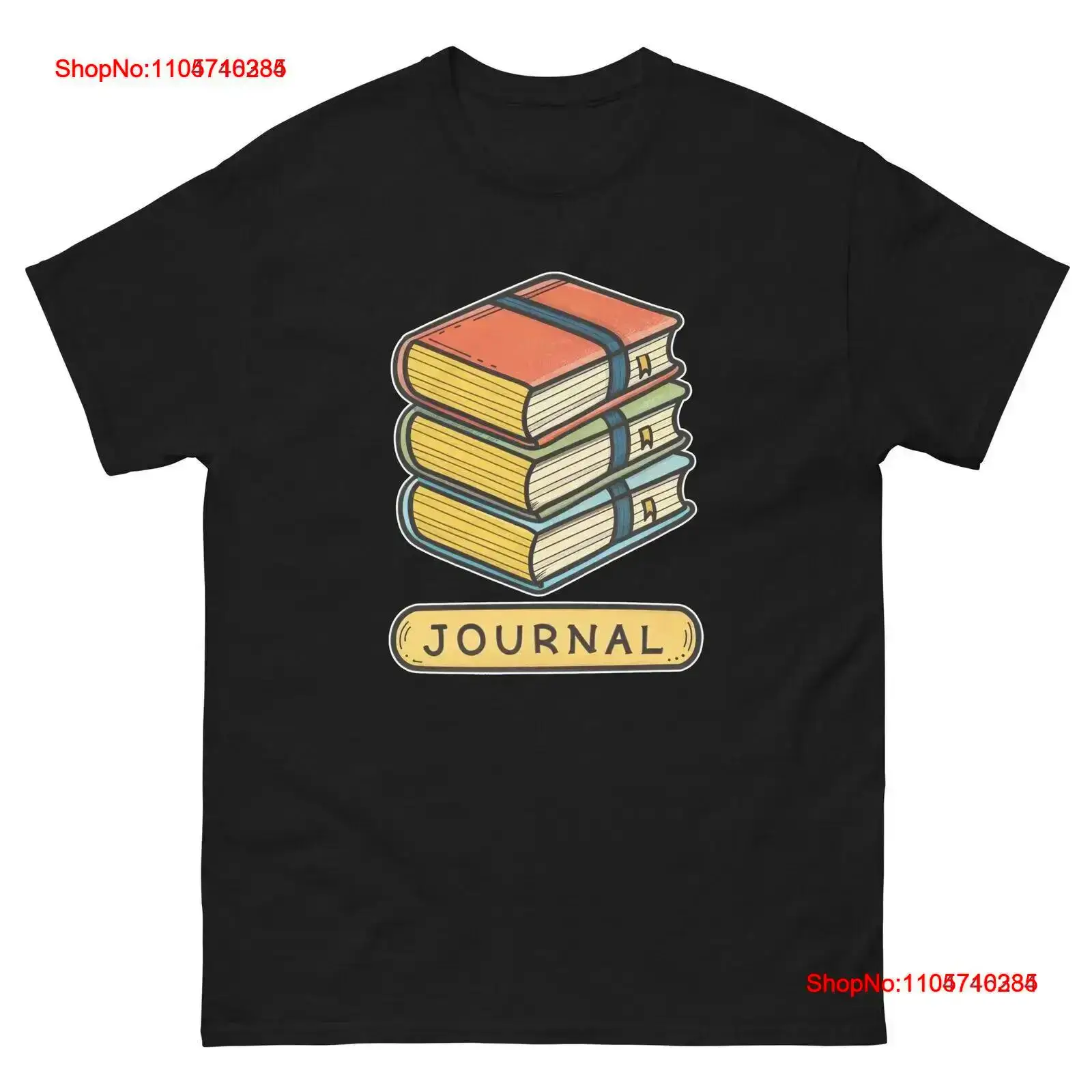 Vintage Fashion Journal - ジャーナルスクール教室オブジェクトオフィスティーチャーTシャツヴィンテージウォッシュドソフトオムファッションスタイリッシュ多用途ストレッチヴィンテージ