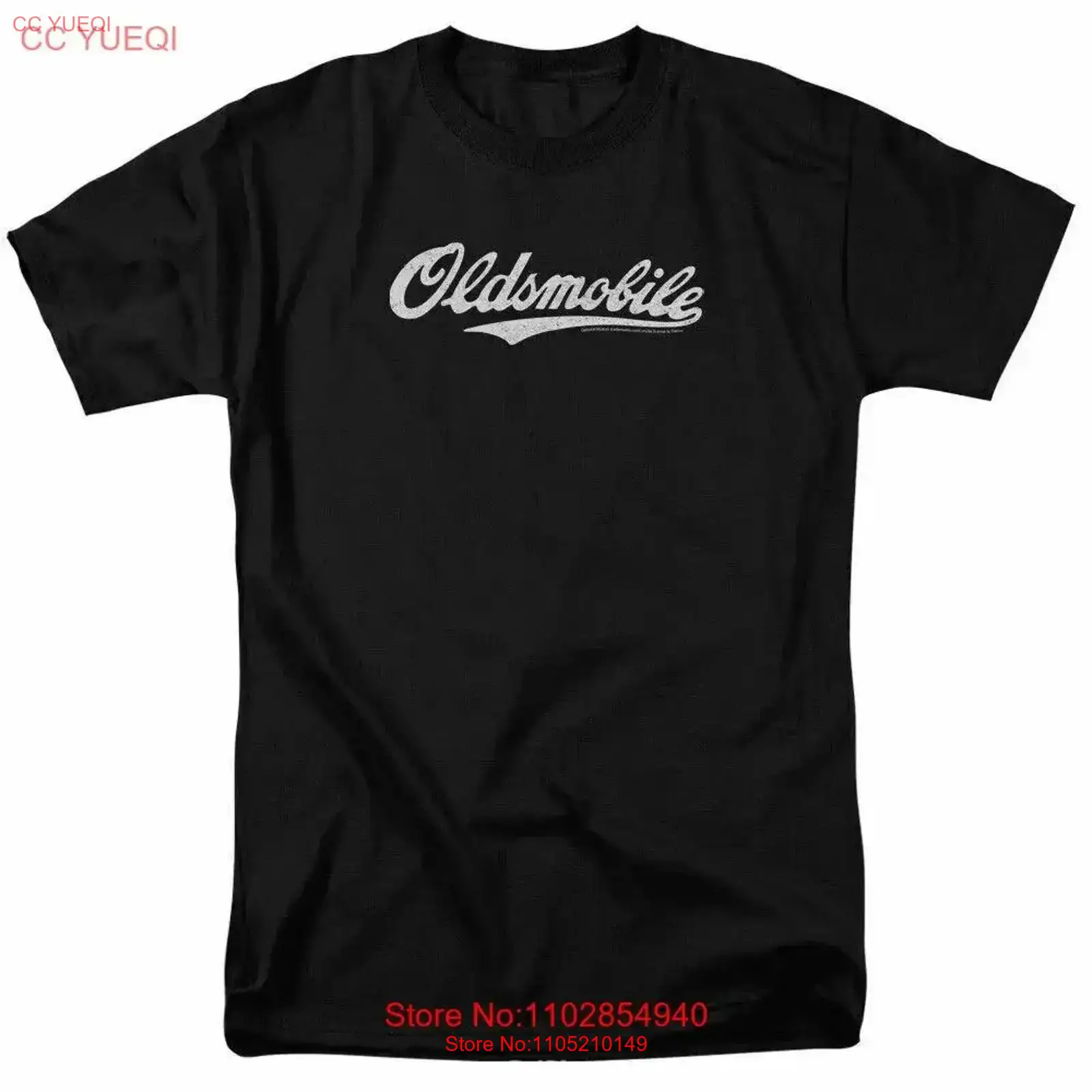 Vintage Fashion Logos - オールズモビル カーシブ ロゴ Tシャツ メンズ ライセンス取得済み