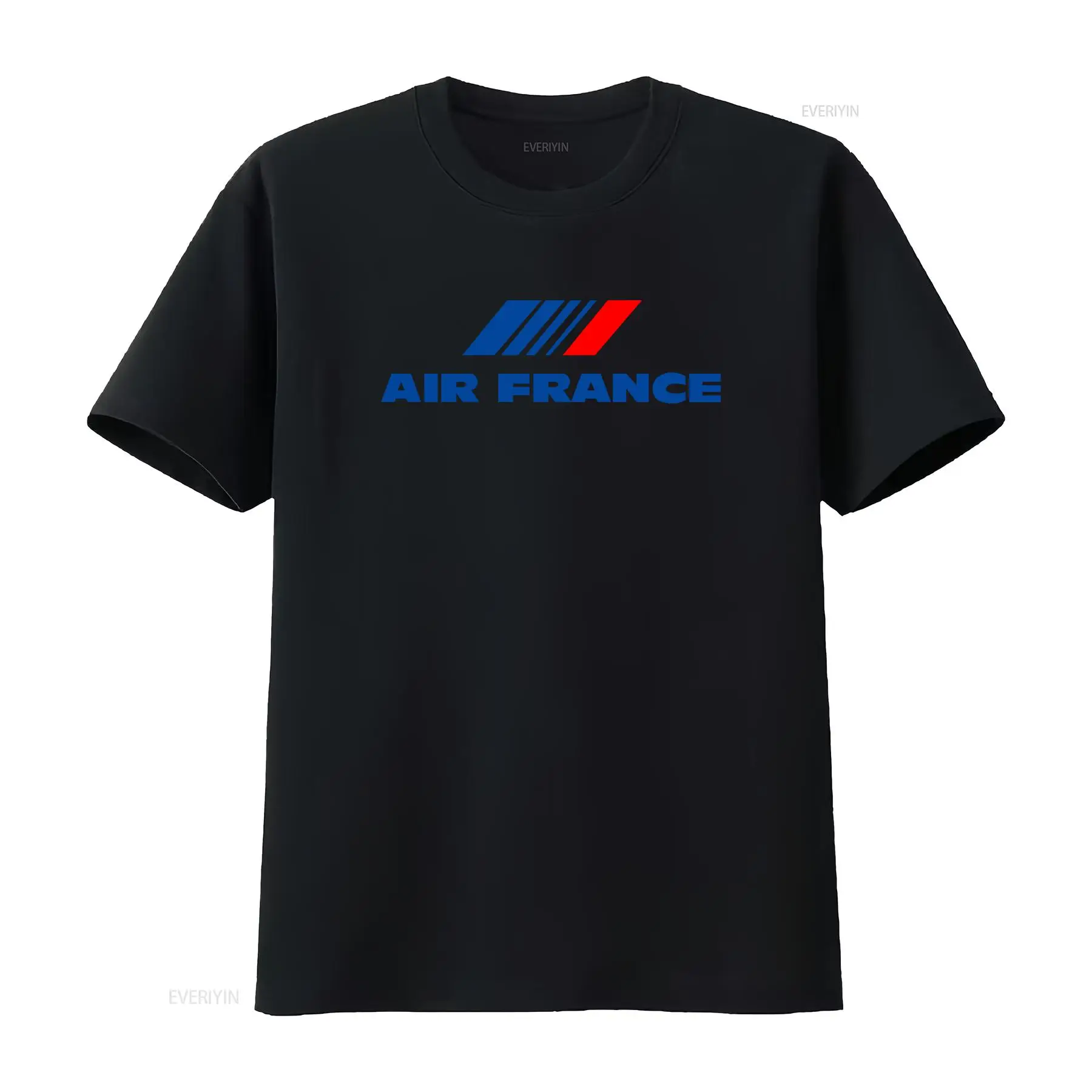 Vintage Fashion Logos - エアフランス航空ロゴ T シャツ AH87 スタイリッシュで快適、航空愛好家向け、ヴィンテージウォッシュ加工、ファッション性が少し高く、多用途です。