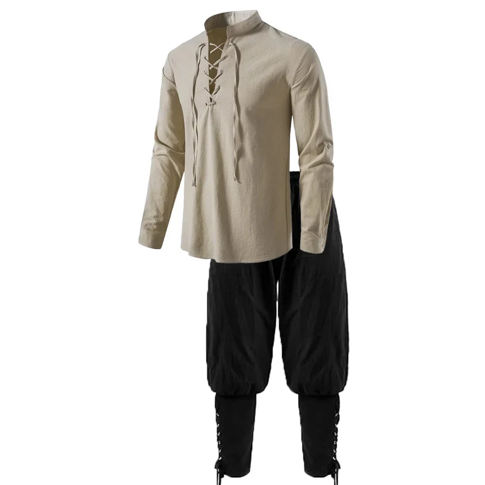 2 個レトロヴィンテージ中世ルネッサンスコスプレ衣装衣装海賊 - Retro Track Pant のレビューと価格