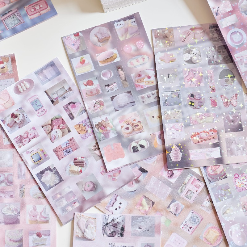INSファッション キュートな漫画ステッカーブック ヴィンテ - Vintage Fashion Journal のレビューと価格