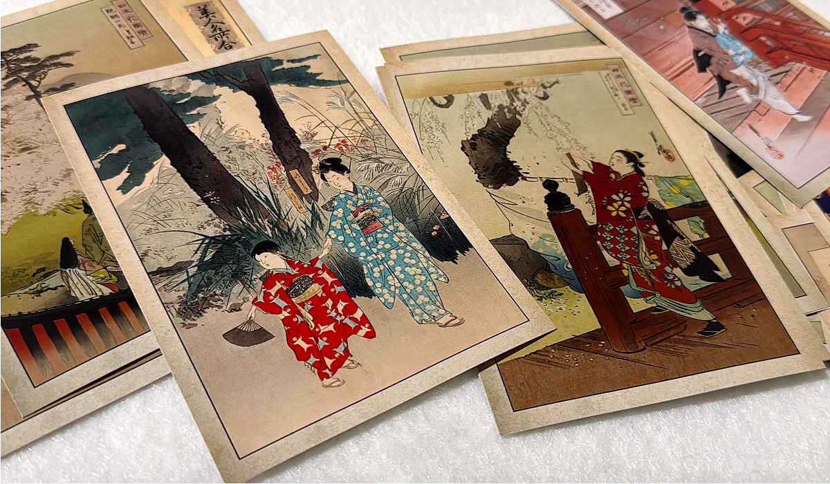 30 個 Ogata Gekko 絵画写真ポストカードヴィン - Vintage Fashion Journal のレビューと価格