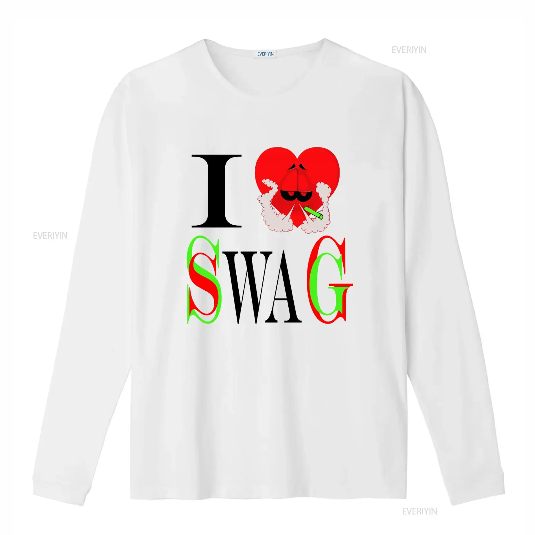 I Swag ハートプリント Tシャツ レトロスタイル トレ - Vintage Fashion Looks のレビューと価格