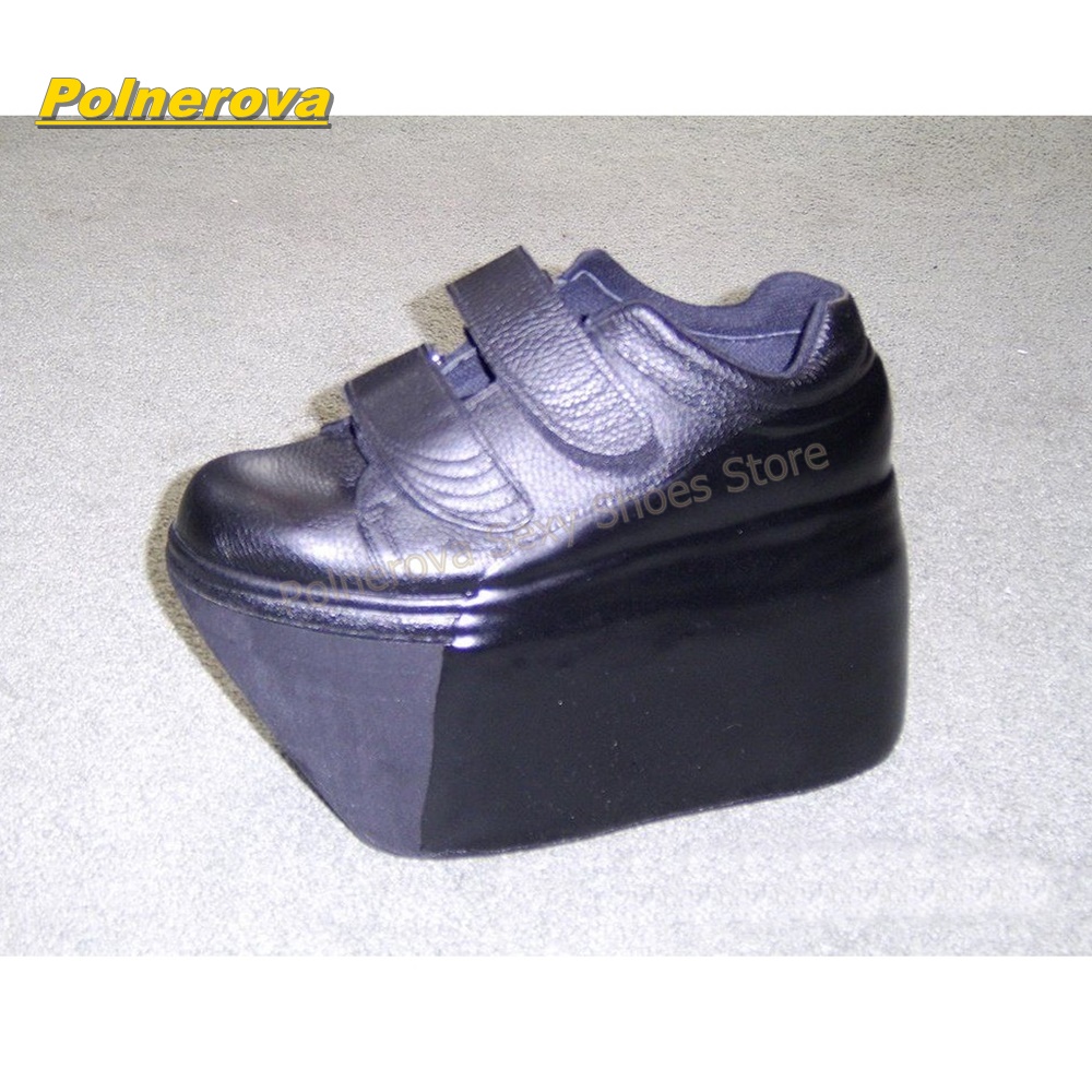 フックアンドループマットウェッジプラットフォームスニーカー  - Vintage Fashion Y2K のレビューと価格