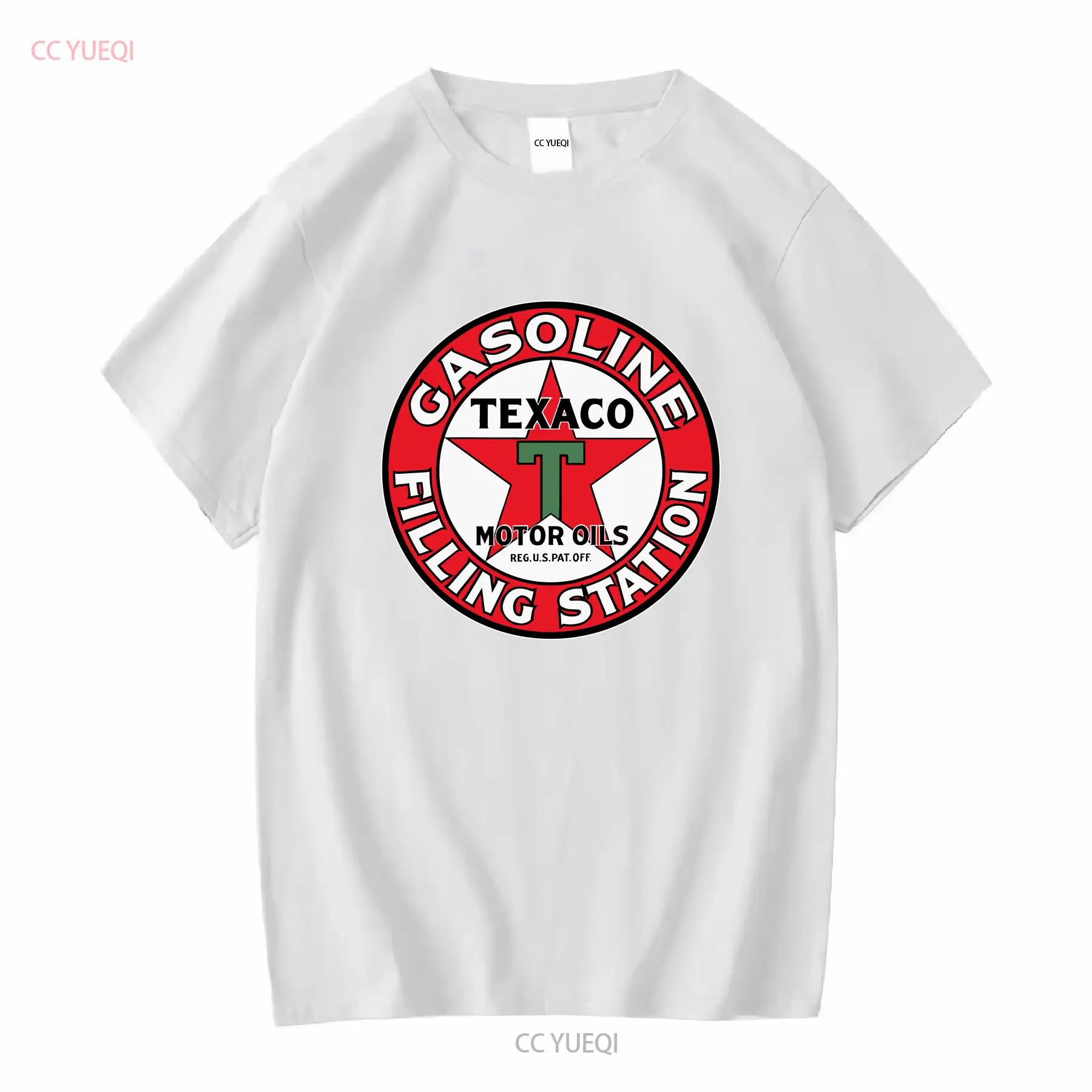 新しいヴィンテージテキサコ石油会社ロゴユニセックス T シャ - Vintage Fashion Logos のレビューと価格