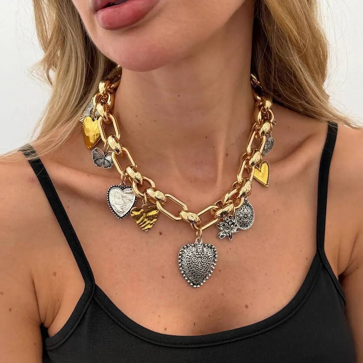 IngeSight.Z ​ ヴィンテージハートフラワーペンダ - Z Vintage Fashion のレビューと価格