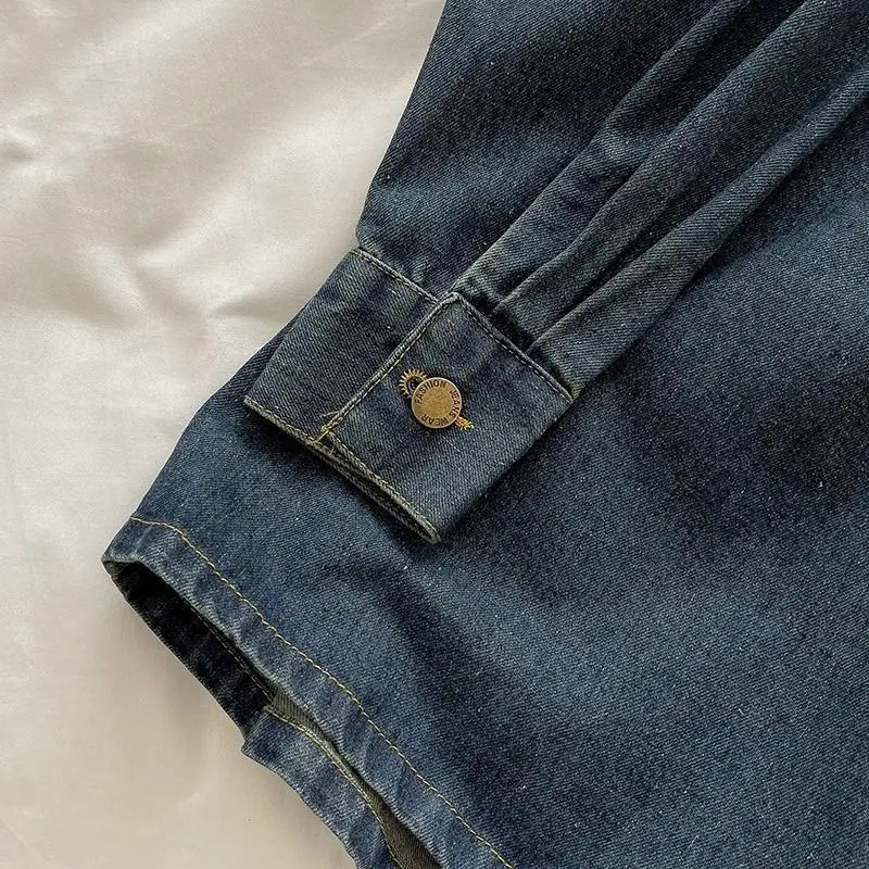 Y2Kデニムスカートセット：ヴィンテージ風和柄ボタンジャケッ - Vintage Fashion Y2K のレビューと価格