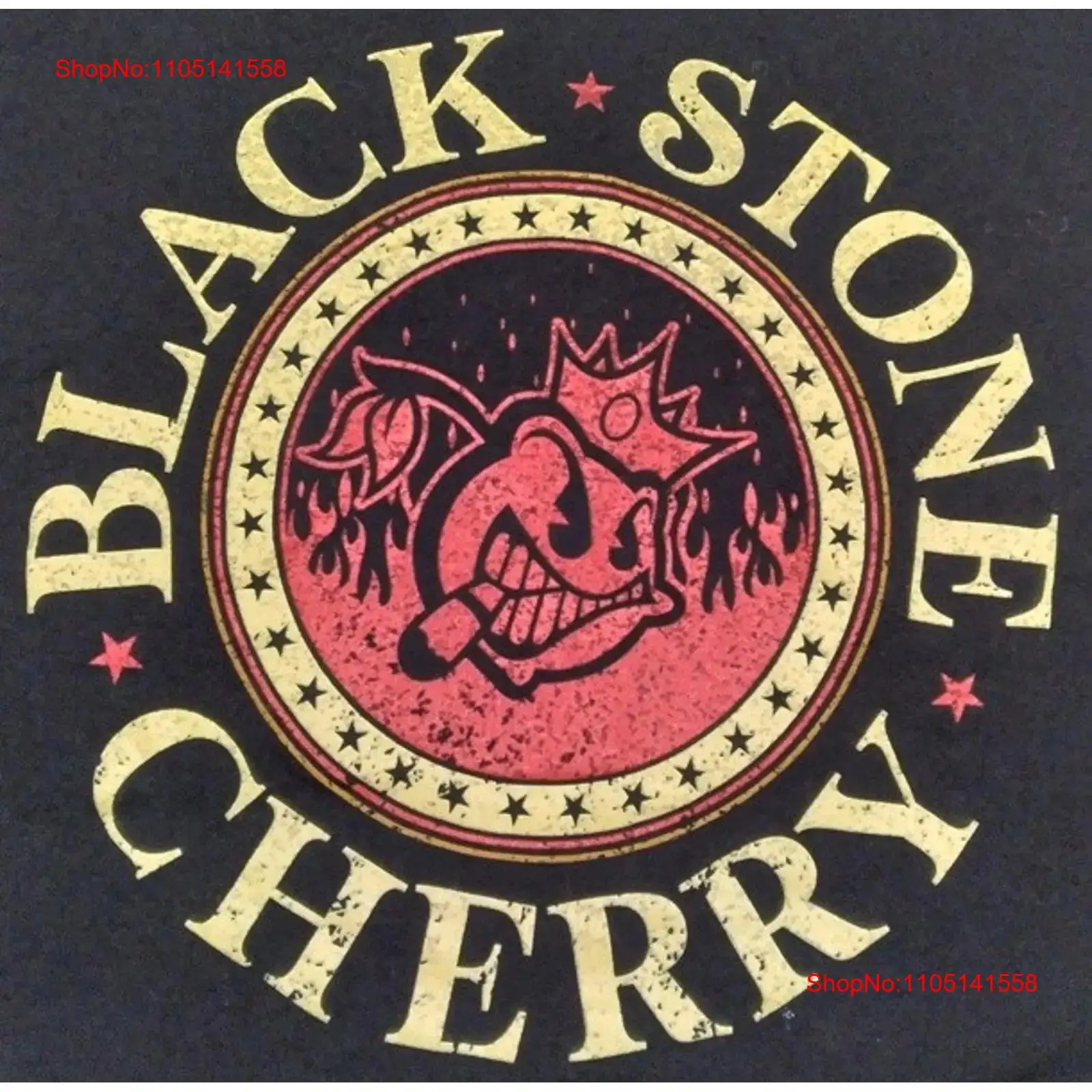 ブラックストーンチェリーバンド シガー喫煙ロゴ Tシャツ サ - Vintage Fashion Logos のレビューと価格