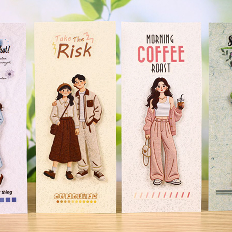 ヴィンテージファッションガールステッカーパック、BFFテーマ - Vintage Fashion Journal のレビューと価格