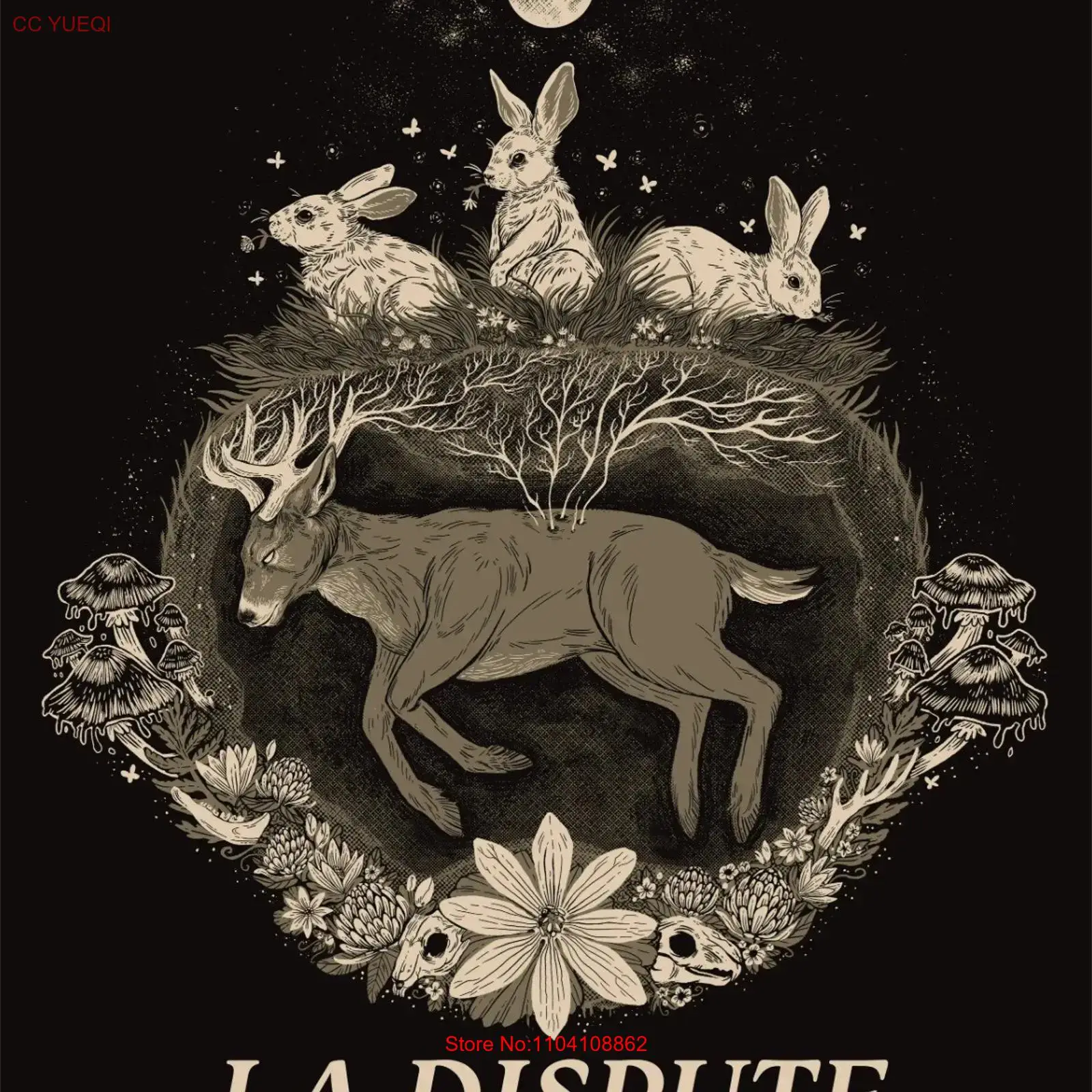La Dispute ブラック T シャツ コットン オール - Vintage Fashion La のレビューと価格