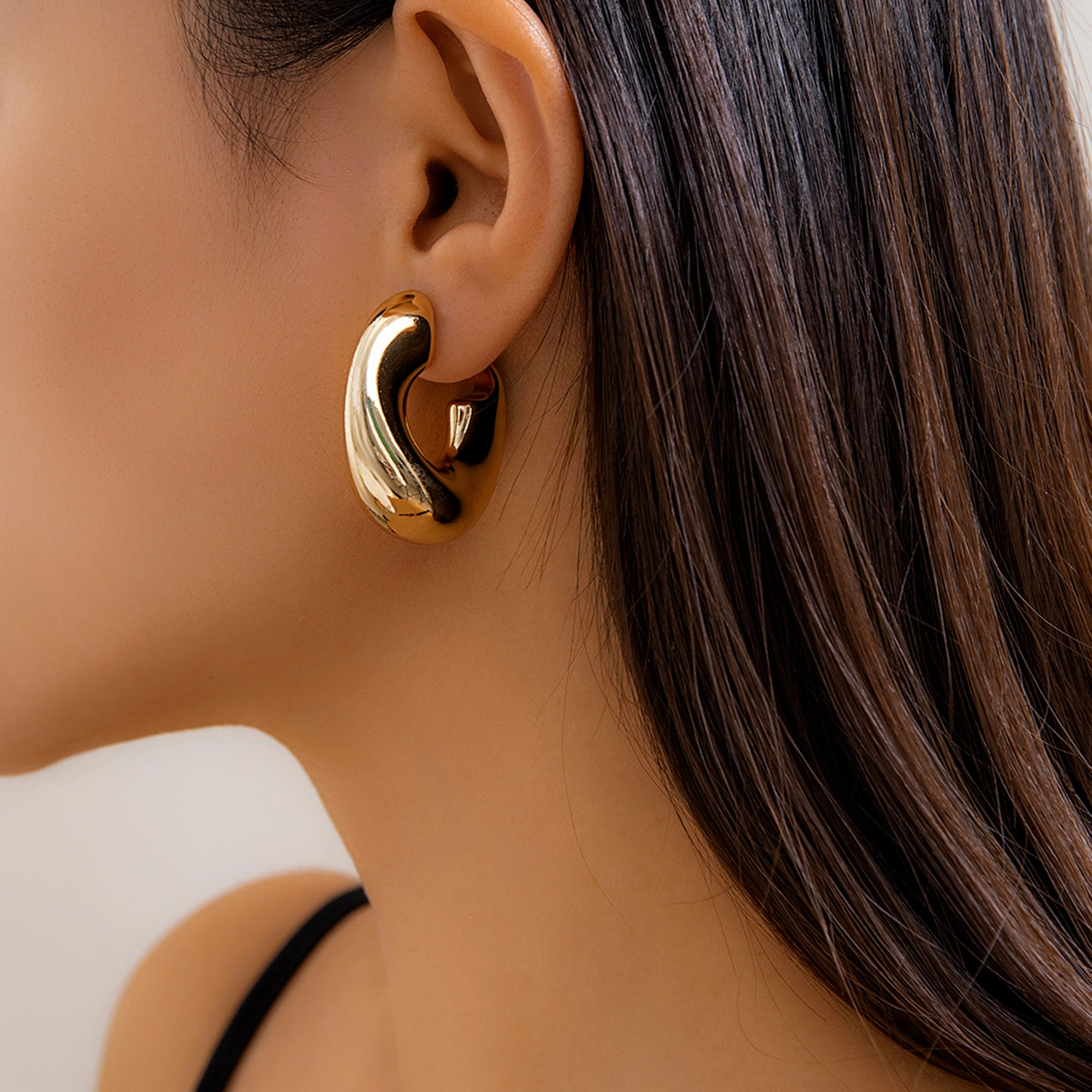 IngeSight.Z ヴィンテージメタル厚い C 字型フー - Z Vintage Fashion のレビューと価格