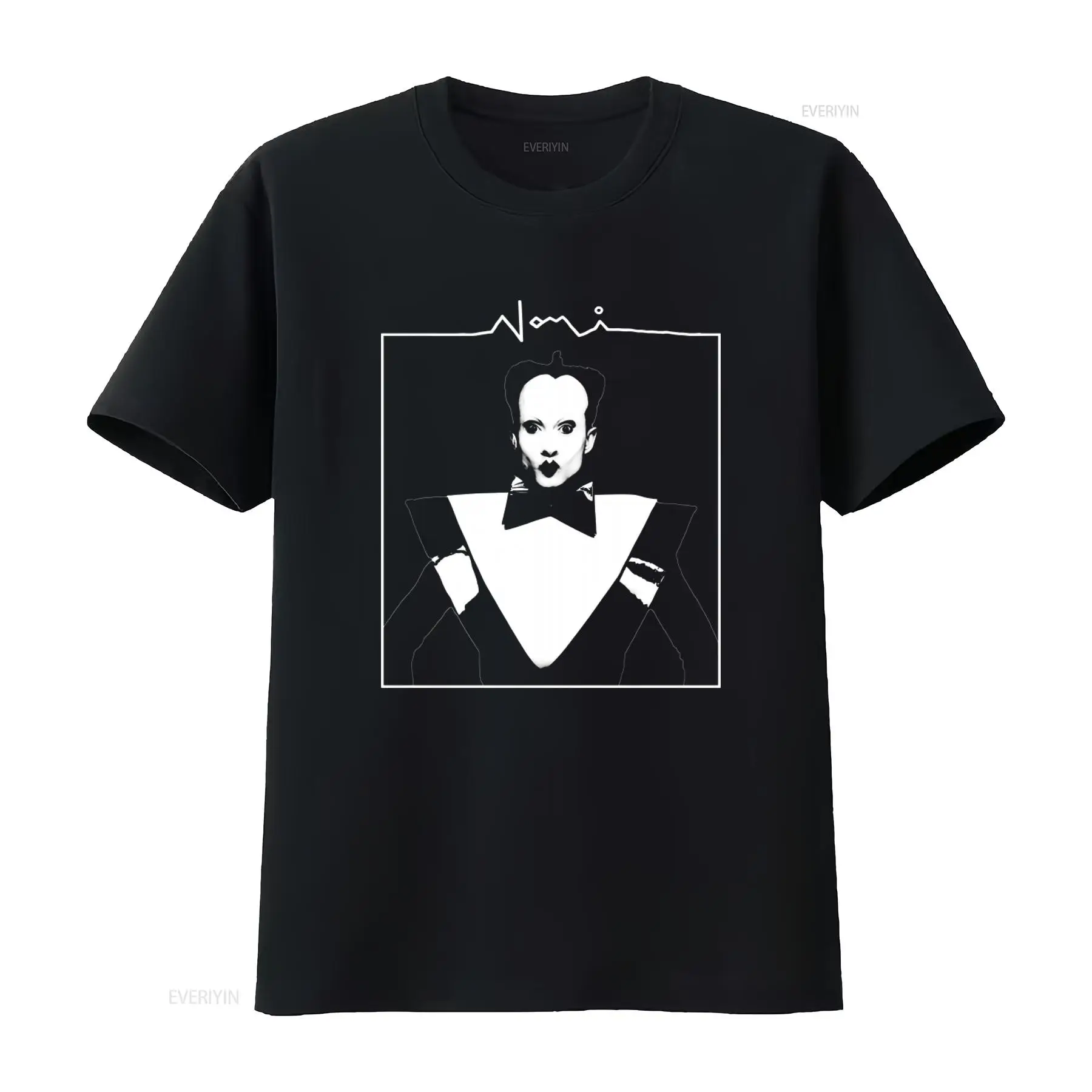 クラウス・ノミ フェイスプリント メンズTシャツ スタイリッ - Vintage Fashion Looks のレビューと価格