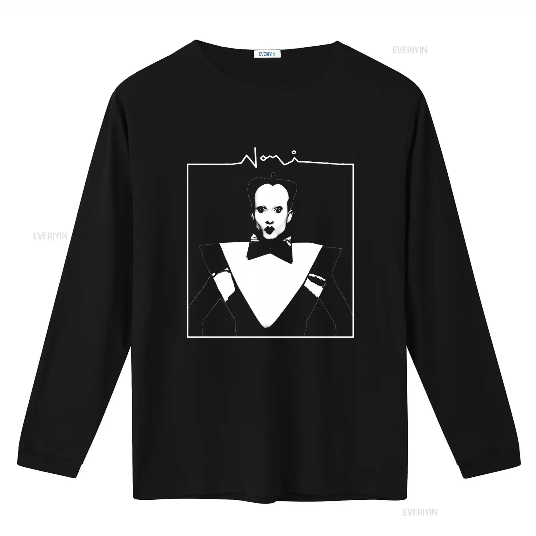 クラウス・ノミ フェイスプリント メンズTシャツ スタイリッ - Vintage Fashion Looks のレビューと価格