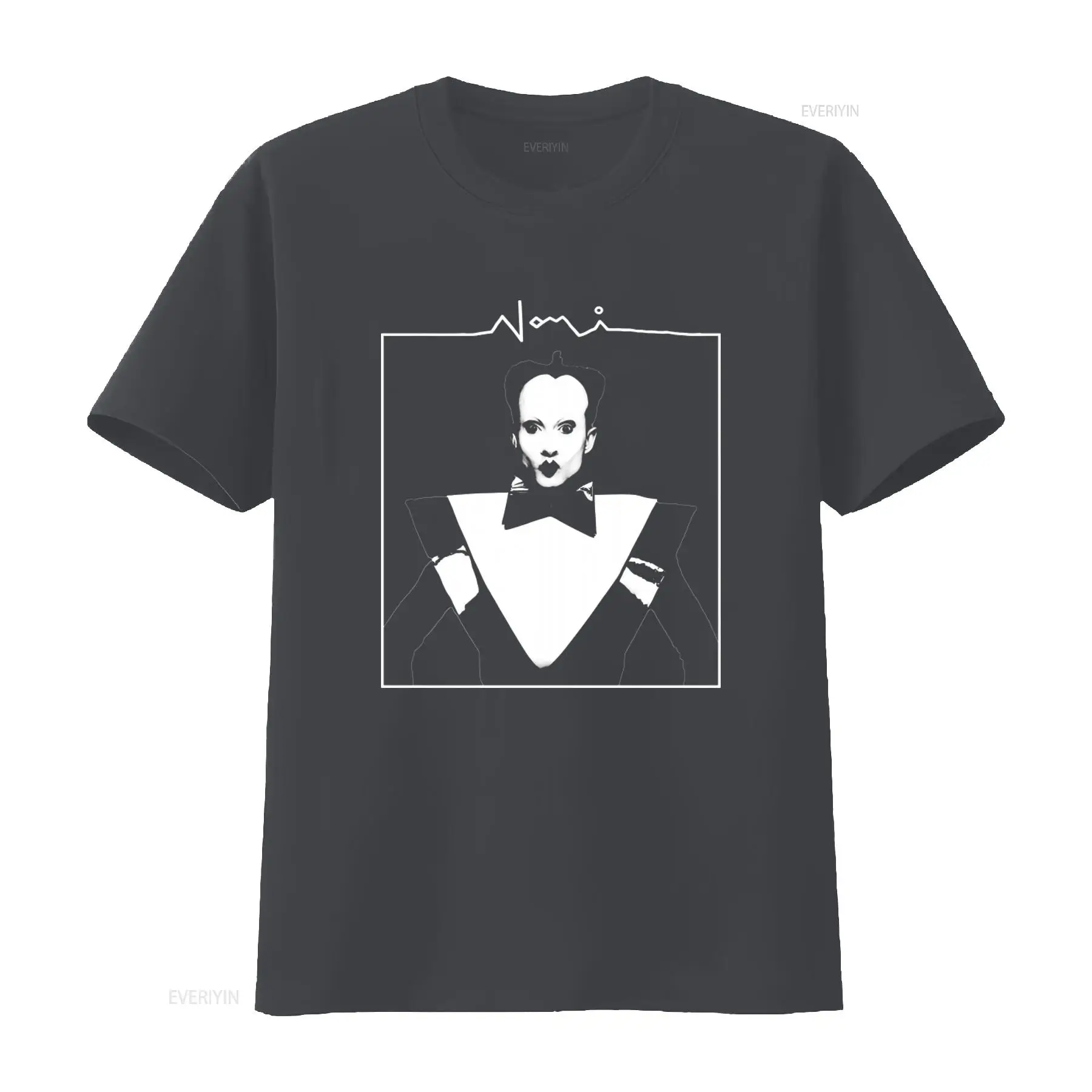 クラウス・ノミ フェイスプリント メンズTシャツ スタイリッ - Vintage Fashion Looks のレビューと価格