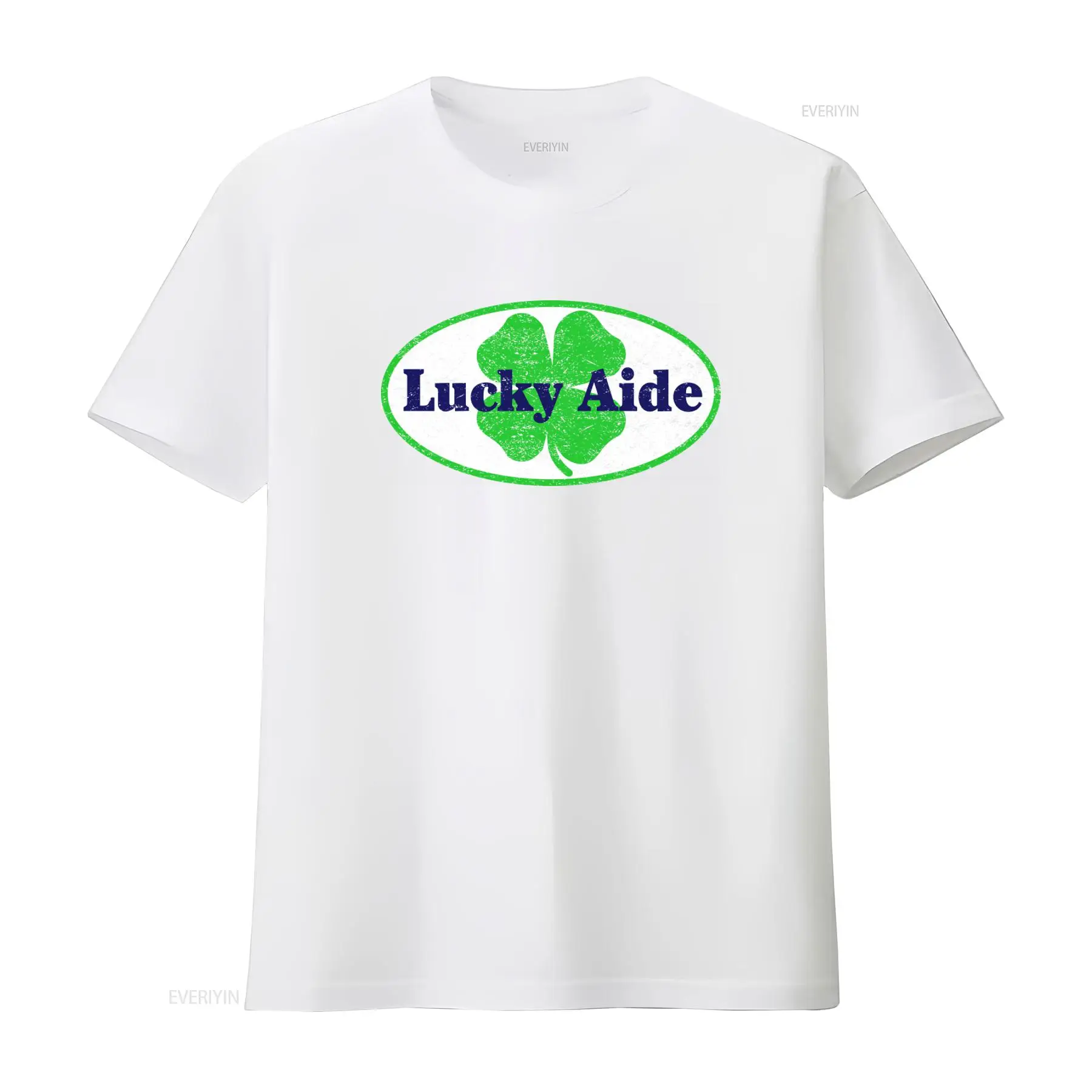 ラッキーエイド Tシャツ、中央にマルコムシンボルの会社ロゴが - Vintage Fashion Logos のレビューと価格