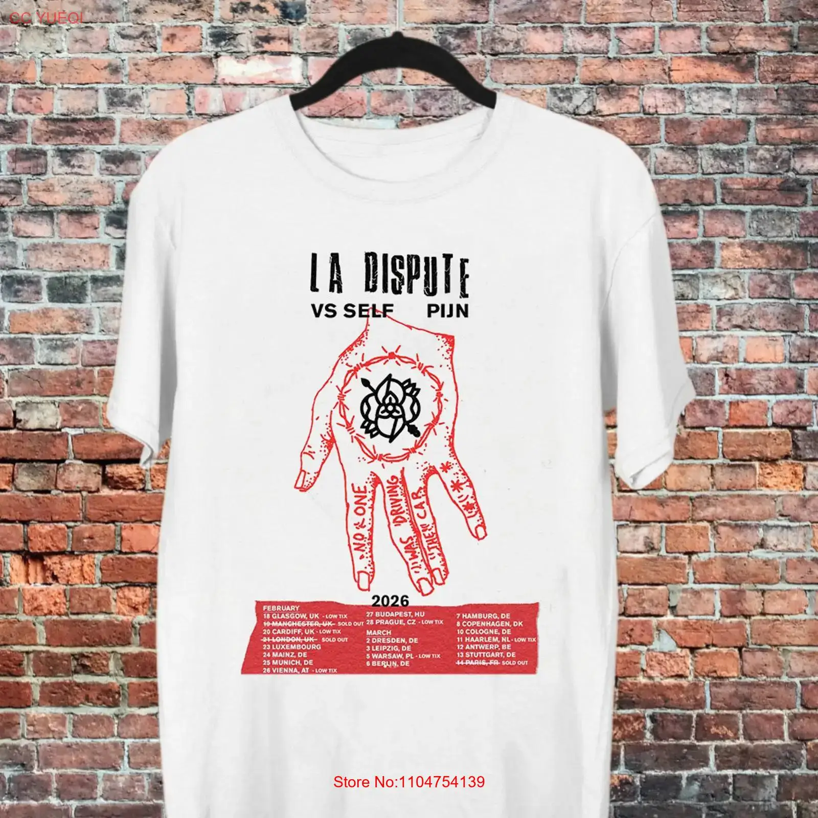 La Disputeバンド ロックツアー VS Self P - Vintage Fashion La のレビューと価格