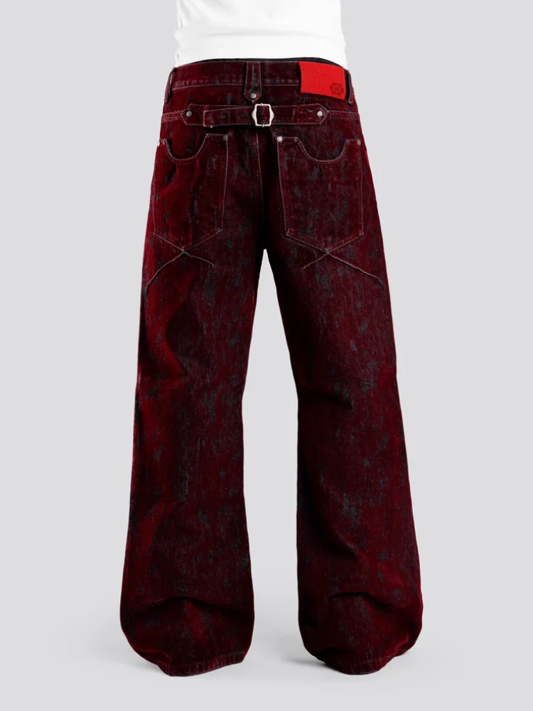 メンズジーンズアメリカンヴィンテージフロッキーフレアデニムパ - Retro Track Pant のレビューと価格