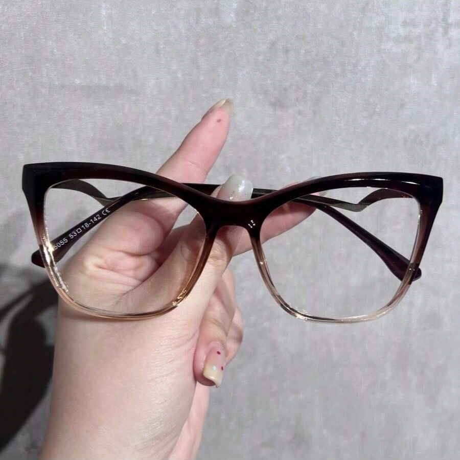 1 個の女性用ファッショナブルなプレーンメガネ新しいヴィンテ - Vintage Fashion Looks のレビューと価格