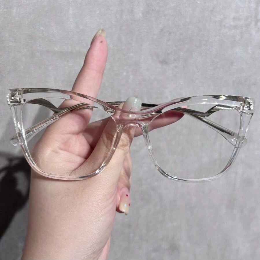 1 個の女性用ファッショナブルなプレーンメガネ新しいヴィンテ - Vintage Fashion Looks のレビューと価格