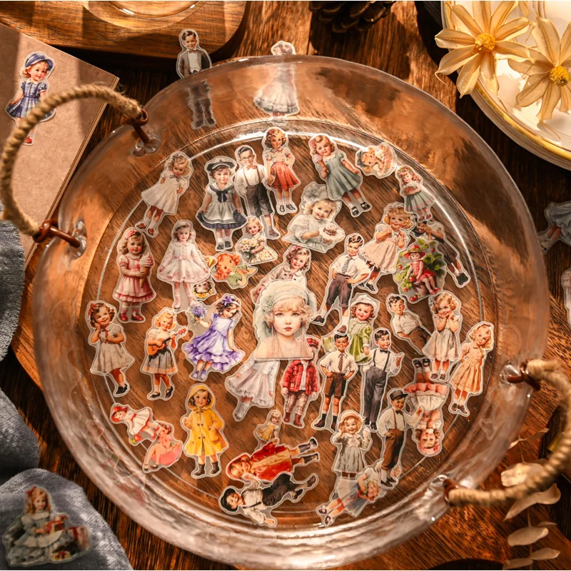 50 個ヴィンテージキッズペーパードールステッカージャンクジ - Vintage Fashion Journal のレビューと価格