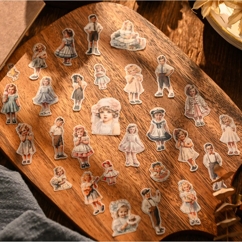 50 個ヴィンテージキッズペーパードールステッカージャンクジ - Vintage Fashion Journal のレビューと価格