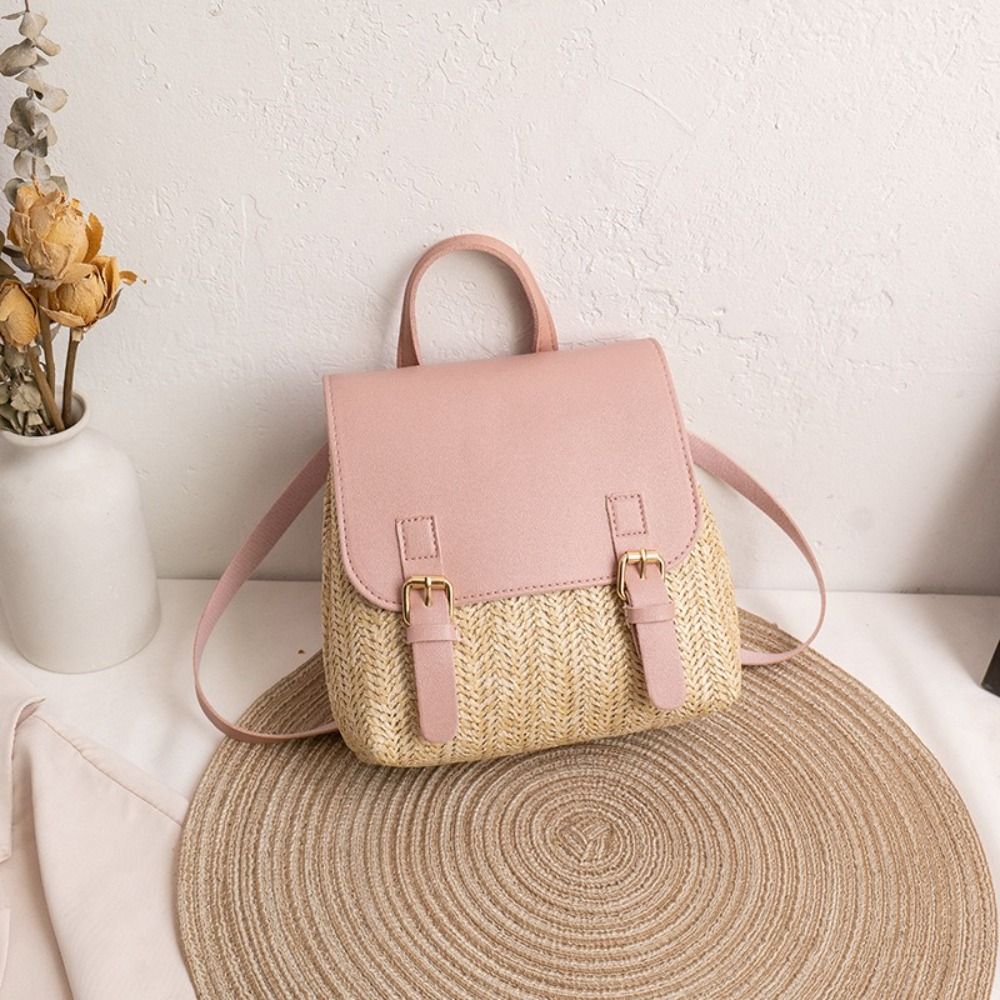 ファッションPUレザーストローバックパックレトロデザインヴィ - Vintage Fashion Looks のレビューと価格
